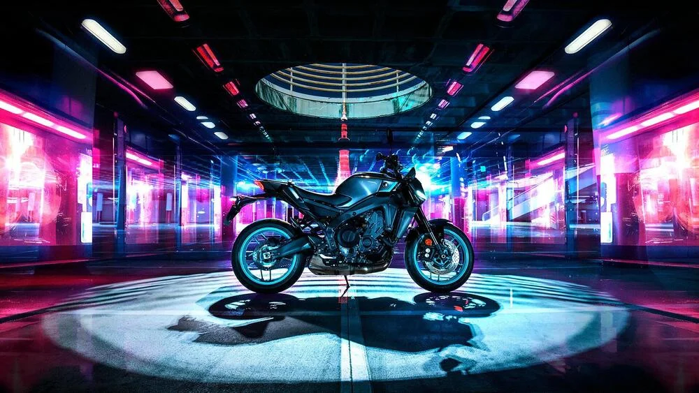 Imagem de destaque da matéria sobre a nova Yamaha MT-09 2024.