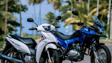 velloz AZ125 Alfa e AZ160 Xtreme em imagem de divulgação
